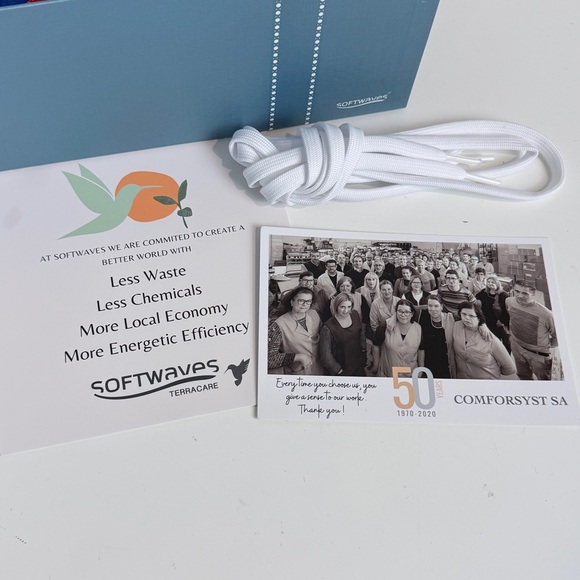 Softwaves Blue Suede Sneakers Portugal 36.5/6.5 IOB - Picture 8 of 8